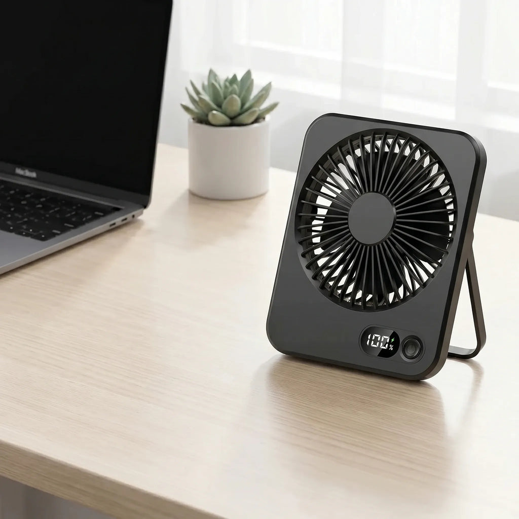 Ventilador Portátil Recargable | Mantente Fresco Donde Sea