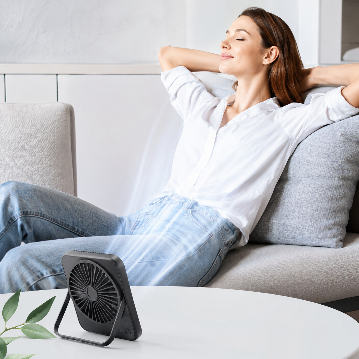 Ventilador Portátil Recargable | Mantente Fresco Donde Sea
