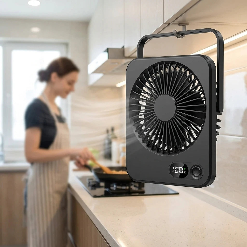 Ventilador Portátil Recargable | Mantente Fresco Donde Sea